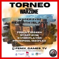 wager rebirth island torneo